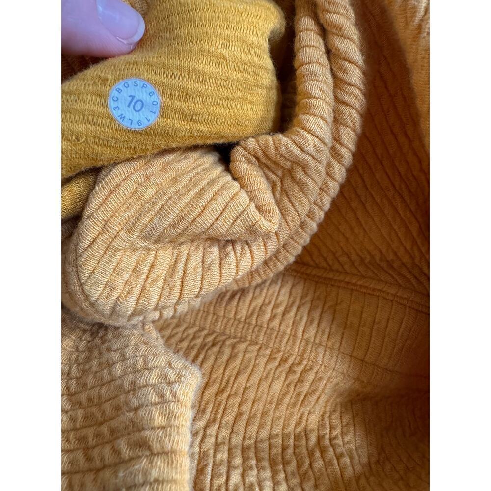 lululemon Womens Easy Going Hoodie Sleeveless Gold Hooded Size 10 Relaxed Fit - Picture 5 of 12